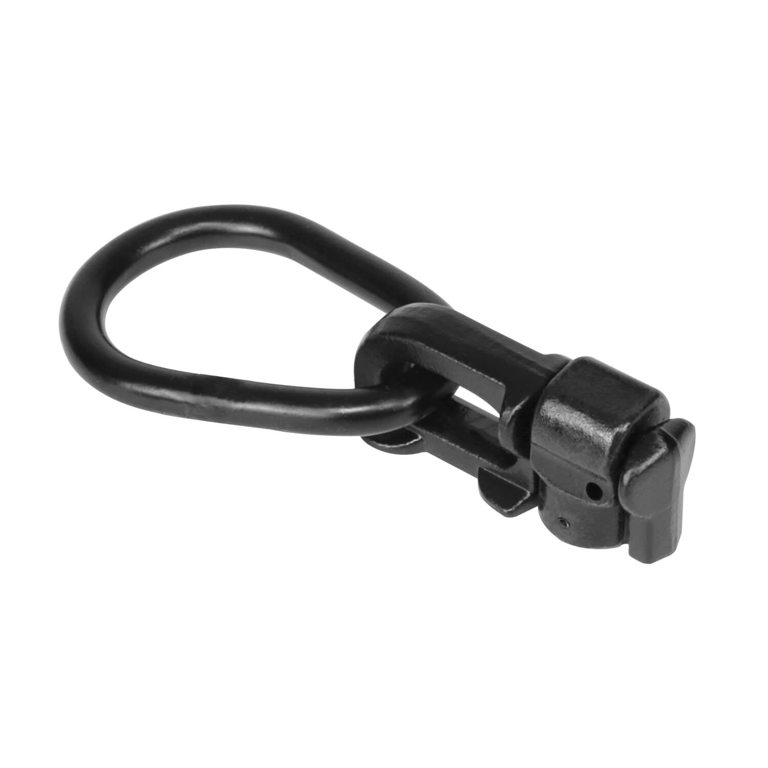 L-Track Double Stud Tie Down Fitting with Pear Link